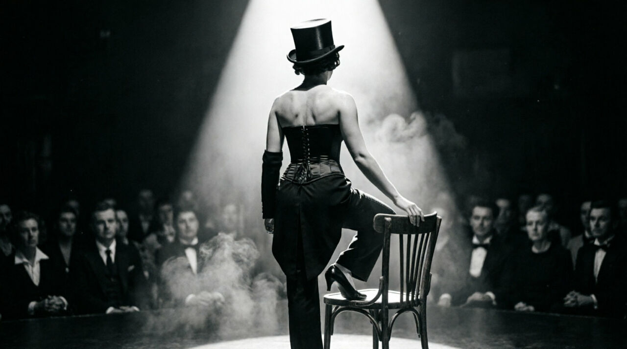 cabaret - disegno dal vero con modella